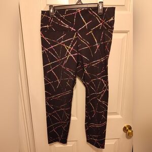 Zyia Multi-Color Geometric Print Leggings